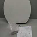 KOHLER 25875-0 Hyten 3" Height, Elevated Soft Close Elongated Toilet Seat, Contoured Seat with Grip-Tight Bumpers, Quick-Attach Hardware, No Slam Toilet Seat, White