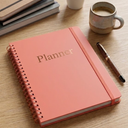 Forvencer 2026 Planner, Hardcover Calendar Planner Weekly and Monthly, Jan 2026 - Dec 2026, 8.5" x 11", Spiral Daily Organizer for Home School, Pink