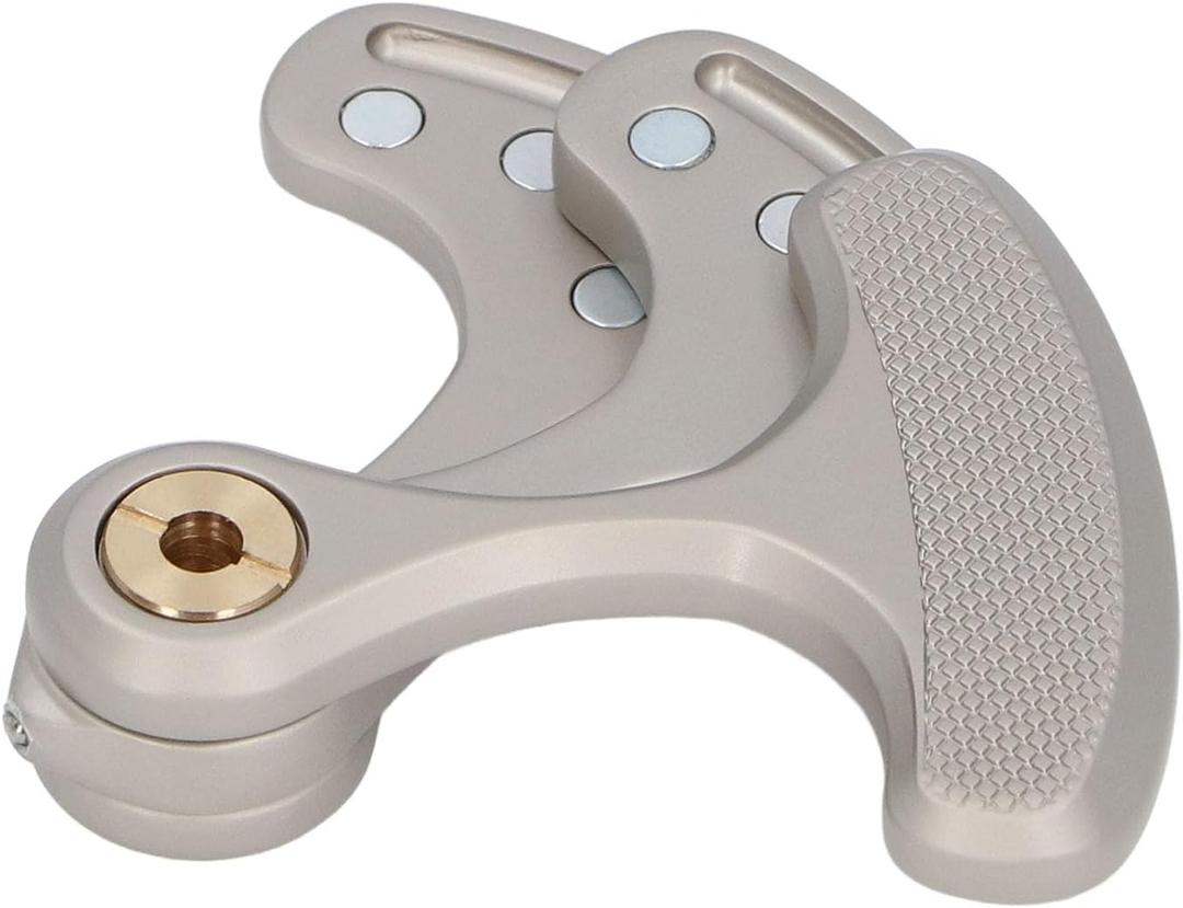 Fidget Slider, 3 Layer Magnetic Push Card Clicker, Metal Fidget Clicker for Adults Teens, Metal Push Card & Clicker, for Anxiety and Stress Relief (Silver)