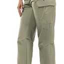 Moosehill Women's-Hiking-Pants-Cargo-Quick-Dry-Stretch-Lightweight Work Outdoor Pants with 5 Deep Pockets Size 8