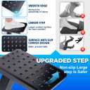 Boat Trailer Steps with Safety Handle 3 Steps Non-Slip Surface