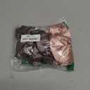 Kitsch Satin Hair Scrunchies for Women, Softer Than Silk Scrunchies for Hair - No Damage Satin Hair Ties, Ponytail Holders, 2pc (Blush/Charcoal) (2 Count (Pack of 1))