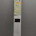 Cordless Light Filtering Mini Blind - 36 Inch Width, 48 Inch Length, 1" Slat Size - Black - Cordless GII Morningstar Horizontal Windows Blinds for Interior by Achim Home Decor