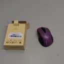 TECKNET Wireless Mouse, 2.4G Ergonomic Optical Mouse, Computer Mouse for Laptop, PC, Computer, Chromebook, Notebook, 6 Buttons, 24 Months Battery Life, 2600 DPI, 5 Adjustment Levels - Purple