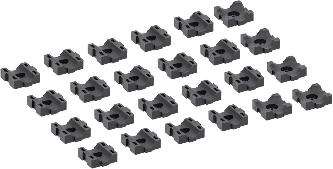 Metra - 100-Piece 4GA to 1/0GA Modular Cable Management Clamp Set