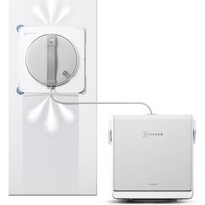 ECOVACS WINBOT W2S Omni Window Cleaning Robot, with 6-in-1 Multifunction Station, TruEdge Edge-to-Edge Precision, Triple Wide-Angle Spray Nozzles, 12-Level Safety System, Dual Power Modes