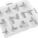 2 x 13 Styles Forest House Shape Epoxy Mold Keychain Pendant DIY Resin Casting Silicone Mold for Jewelry Charms Pendant Making