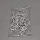 Cup Screw Hooks,1-1/2 Vinyl Coated Ceiling 45 Pack Screw in Hooks Plant Hanger Wind Chimes Kitchen Cup Hooks Great for Hanging Indoor & Outdoor Use(White)