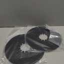 2 Pack 5th Wheel Hitch Lube Plate 12 Inch RV Camper Trailer Fifth Wheel Plate Disc Accessories for Trailer Safety Kit, 3/16 Inch Thick, Black