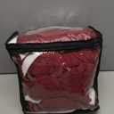 Peryiter 3 Pcs Slipcover Set for Couch Furniture Covers for Sofa Loveseat Couch Arm Chair, Form Fit Stretch, Wrinkle Free, Furniture Protector(Burgundy, Milk Silk Spandex)