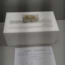 Modern Marble Wall Sconce Mid Century Gold White Alabaster Wall Light Long Linear Bathroom Vanity Wall Lamp for Bedroom Bedside Living Room Indoor Corridor Porch Farmhouse