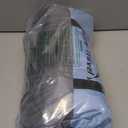 Happy Travel Beach Tent Sun Shelter for 3/4/5/6/7/8 Person, Portable UPF 50+ UV Protection Beach Shade Canopy for Family & Baby, Lightweight & Easy Setup Beach Cabana with 3 Ventilation Mesh Windows (Airy Blue)