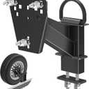 Stake Pocket Spare Tire Carrier,Trailer Spare Tire Mount,Fits Most 4 & 5 & 6 & 8 Lugs Wheels on 4",4.25", 4.5'', 4.75'', 5", 5.32",5.5",6.5" or 6.7" Bolt Patterns,Heavy Duty Powder Coat