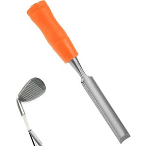 3 x Golf Grip Tape Remover Tool, Quick and Easy Graphite/Steel Shaft Tape Stripper Remover Golf Grip Repair Kits for Easily Cleaning and Repairing Golf Handle Grip Golf Gift Kit for Men (Orange)