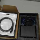 Fosi Audio Q4 DAC Headphone Amp for PC, Desktop Digital to Analog Audio Converter for Home Stereo Amplifier and Powered Speakers, PC-USB/Optical/Coaxial Inputs, 3.5mm Headphone/RCA Outputs