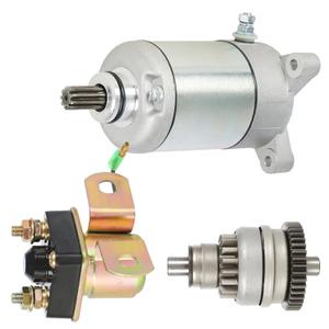 Starter Drive & Relay Solenoid Replacement for Polaris Sportsman 500 1996-2002 Replacement for Polaris Trailboss 325 1985-2002