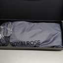 Royalrose Heated Gloves Liners for Men Women, Rechargeable Waterproof Winter Thin Heated Work Gloves with Arthritis Raynaud's Relief for Ski Golf Hiking Driving (Large, Black)