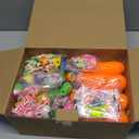 Beser 318 pcs filled Easter Eggs with Toys Easter Egg Fillers 100 pack Easter egg wtih 218 Toys inside Small Toys for Easter Eggs Filled Easter Basket Stuffers Favors for Kids Toddlers Boys Girls