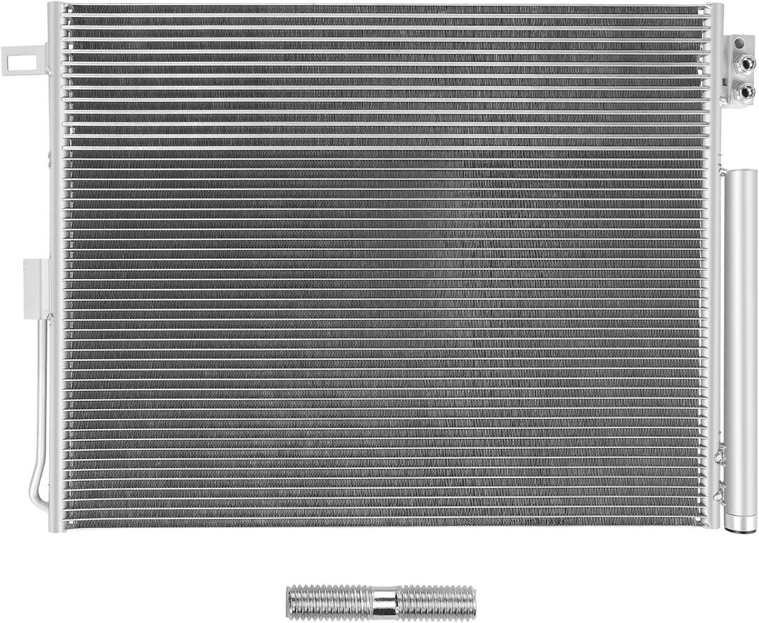 Air Conditioning A/C Condenser Compatible with Jeep Grand Cherokee 2011-2020, Jeep Grand Cherokee L 2021 / Dodge Durango 2011-2021# 3893, 4770810, 55038003AE, 55038003AF, 55038003AG