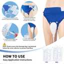 Men Wearable Urine Collector with Fixed Pants Silicone Urine Cup 1.2M Tube and Two Urine Bags 1000ml Daytime 2000ml Nighttime Reusable Leak Proof Anti Reflux Urinary Collection, Elderly Men Black