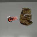 FELENDY 16" Ponytail Extension Long Curly Wavy Ponytails Clip in Claw Hair Extension Pony Tails Natural Looking Synthetic Hairpiece for Women Light Brown mix Ash Blonde