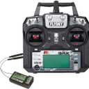FS-i6X 10CH 2.4GHz RC Transmitter Controller with FS-iA6B Receiver Upgrade Cable for RC Boat Racing Drone (Mode_2)