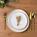 AmorArc Ceramic Dinnerware Sets for 4, 12Pcs Plates and Bowls Sets Dishes