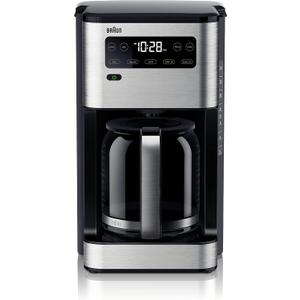 Braun PureFlavor 14Cup Programmable Coffee Maker Fast Brew Speed, Touch Display, Bold & BrewOverIce Modes, FlavorCarafe & Adjustable Warm Plate