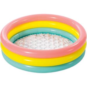 Intex: Inflatable Baby Pool - Sunset Glow - 34"x10", 3 Color Rings, Outdoor & Backyard, Water Splash Kiddie Pool, Soft & Durable, Toddlers-Kids Age 1+