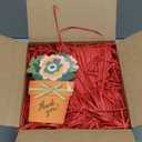 Arcadia Garden Products 1 lbs - Red Straight Shredded Color Paper Filler Box Stuffing for Gift Wrapping & Crafts, Basket Filling, Confetti, Packaging & Shipping - RPS01RD