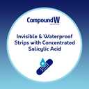Compound W Maximum Strength One Step Invisible Wart Remover Strips, 14 Count