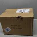 6 Inch Hooded Wall Vent with Screen and Damper,6"Exhaust Vent Dryer Vent Cover Outside,6" Vent Cover Exterior Wall Vent Cap for Kitchen Range Hood Vent Dryer Air Vent Bathroom Exhaust, Galvanized Steel (Black)