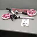 Kick Scooter for Ages 6+,Kid, Teens & Adults. Max Load 240 LBS. Foldable, Lightweight, 8IN Big Wheels for Kids, Teen and Adults, 4 Adjustable Levels. Bearing ABEC9 (Pink)