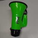 Pyle Compact 20-Watt Megaphone Speaker with Microphone, Siren, Bullhorn - Battery Operated, Foldable Handle, 2 Modes, 1000 Yards Range - Perfect for Cheerleading, Police, Football, and more - Green