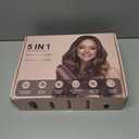 5-in-1 Hot Air Styler Wrap, High-Speed Hair Dryer Brush Blow Dryer with 2 Auto Wrap Curlers for Curling, Straightening, Volumizing, Fast Drying & Frizz-Free Styling for All Hair Types