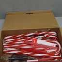 Solar Christmas Lights Outdoor Decorations: 24-Pack Candy Cane Pathway Lights with 10 Modes - Unique Xmas Gifts for Mom Women - Waterproof Decorative Christmas Yard Stakes for Holiday Garden Decor