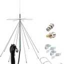 Discone Antennas D3000/ Scanner Antenna/CB UHF VHF Antennas 25-3000MHz for Scanner SDR Radio, Receive Transmit HF VHF UHF MW SW HF AIR FM FRS GMRS Antenna
