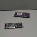 Create idea 2 Pack Matte Black Door Escutcheon Mortise Door Knob Cover Plate 180 * 58mm for Key Mortise Locksets