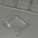 Vtopmart 44 PCS Clear Plastic Drawer Organizers Set, 4-Size Versatile Bathroom and Vanity Organizer Trays, Non-Slip Storage Containers for Makeup, Jewelries, Bedroom，Kitchen Utensils and Office