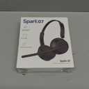 Wireless Headset with Mic for Work, Bluetooth 5.4 Headphones with AI Noise-Canceling Mic for Clear Calls, Wireless Headsets with Mic Mute & USB A/C Dongle for PC, Computer, Laptop, Black