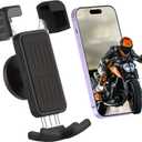 ULIBERMAGNET Motorcycle Magnetic Phone Mount,Heavy Duty Adjustable Magnetic Cell Phone Holder with Security Lock,Anti Shake 360° Rotation,Compatible with Motorcycles,ATV,UTV,Golf Cart,Car,Cruises