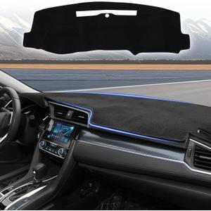 YYCKE Dashboard Dash Cover Mat for Che-vrolet/Chevy Silverado 2014-2018 | Accurate Cutouts, Protect Dashboard from UV Rays, Reduce Glare, Heat Resistan, Easy to install