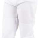 Franklin Sports Youth Baseball + Softball Pants - Knee High Pants for Boys + Girls Knicker Style with Belt Loop (White, S)