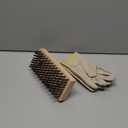 Wire Brush with Handle, Large Wire Brush for Cleaning Rust Removal Hotels Grills Welding Slags 12X8 Rows Flat Carbon Steel Wires, 1PCS
