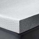 HOMRELEXA Cooling Mattress Topper Twin XL Size 3 Inch, Cooling Gel & Bamboo Charcoal Memory Foam Mattress Topper for Back Pain Relief, Firm Dual-Layer Foam Bed Pad with Removable Cover College Dorm