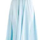 Convertible Warp Maxi Dress Multi Way Wear Party Wedding Bridesmaid Long Dresses (X-Large, Light Blue)