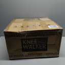 ELENKER Steerable Knee Walker Deluxe Medical Scooter for Foot Injuries Compact Crutches Alternative (Bright Black)