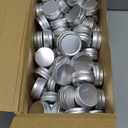 300 Pcs 0.5 oz Salve Tins with Lids Bulk Lip Balm Containers Round Metal Containers with Screw Top Lids Aluminum Silver Tin Cans for DIY Salve Candle