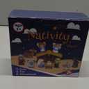 COOLTUNE Nativity Set for Kids  25 Piece Christmas Nativity Playset with Figures, Soft Rubber Jesus Story Play Toys for Toddlers, Children, Baby Girls Boys Ages 1 2 3 4 5 6+ at Home & Sunday School