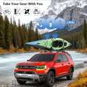 FengYu 300lb Lockable Roof Rack Cross Bars Compatible with Honda Passport 2026 with Raised Side Rails,Heavy Duty Aluminum Roof Rails Crossbars Cargo Bars Canoe Rooftop Black Carrier Luggage.